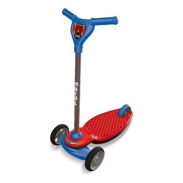Imagem de Patinete Spider Infantil 3 Rodas Vermelho Homem Aranha - Maral