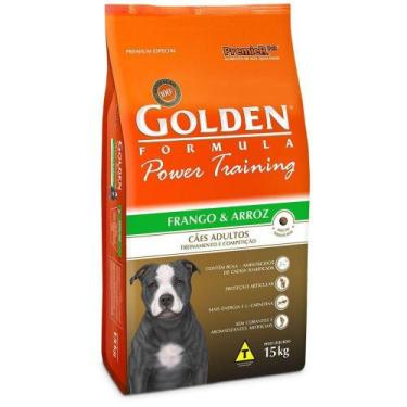 Imagem de Ração Golden Power Training Cães Adultos Sabor Frango e Arroz 15kg