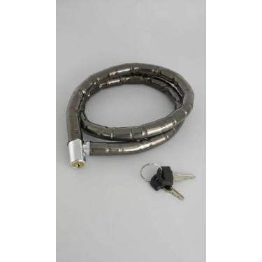 Imagem de Cadeado Corrente Trava Bike Moto Chave 18mm X 1 Metro - Congratulation