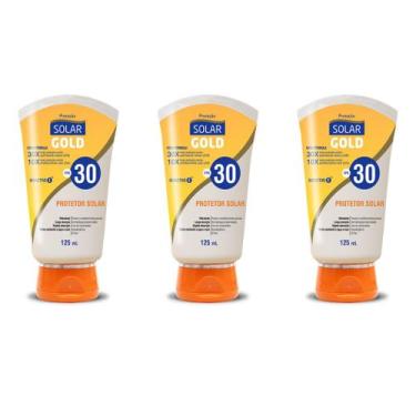 Imagem de Kit 3un Protetor Solar Corporal FPS 30 Proteção Diária 125ml Solar Gol