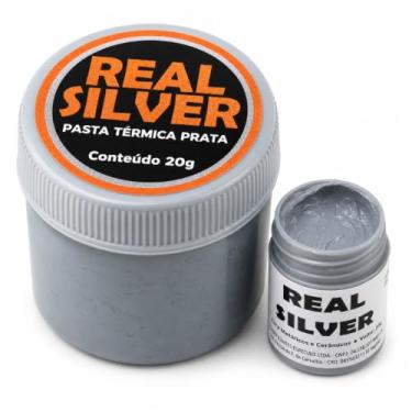 Imagem de Pasta Térmica Prata Para Processador Pc Notebook Alto Desempenho Real Silver 20g