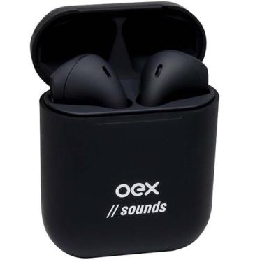 Imagem de Fone De Ouvido Candy Tws Bluetooth 5.0 Free Oex Tws11 Preto