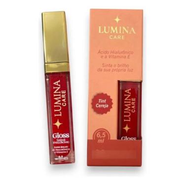 Imagem de Gloss Labial Hialuronic Hialurônico Hidratante 6,5ml Cereja - Lumina C