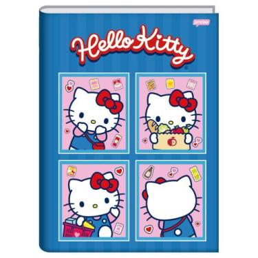 Imagem de Caderno Brochura Universitário Capa Dura Hello Kitty 80 Folhas - Janda