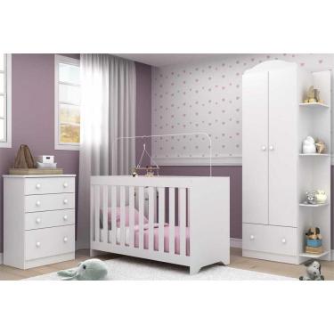 Imagem de Quarto Infantil Joao E Maria Berço 3X1 Roupeiro Comoda  Multimoveis Br/Flex