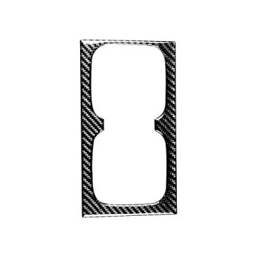 Imagem de FINMOKAL Guarnição Da Tampa Do Porta-Copos De Fibra De Carbono Do Console Para Honda Civic 8ª Geração 2006-2011 Preto, Fibra De Carbono