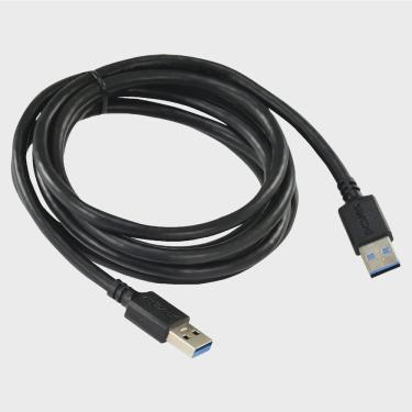 Imagem de Cabo de Dados USB a 3.0 Macho para USB a 3.0 Macho 28AWG Puro Cobre 2 Metros - PUAM3-2