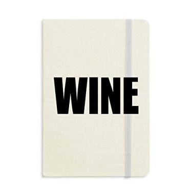 Imagem de Caderno com nome de cor vinho capa dura clássico diário A5 presente