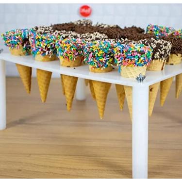 Imagem de Suporte Profissional Para Cone E Casquinhas Com 20 Cavidades