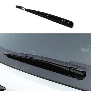 Imagem de Xodouhi Para Toyota Highlander 2020 2021 2022 Decoração de guarnições da tampa do limpador da janela traseira (piano preto)