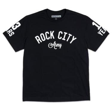 Imagem de Camiseta Rock City Army 13 Anos Preto