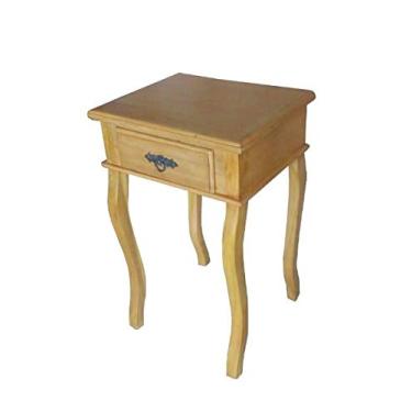 Imagem de Mesa de Cabeceira Rústica Hagrid em Madeira de Demolição - Cód 2149