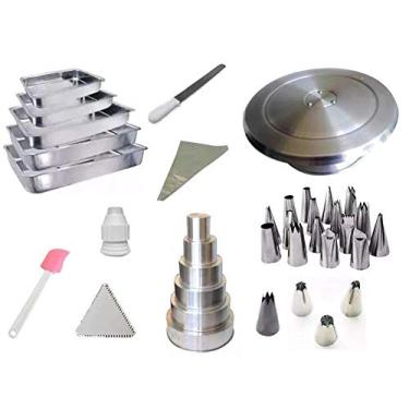 Imagem de Kit de Confeitaria Chicky Formas - Formas e Acessórios para Confeitaria - Silicone Prata