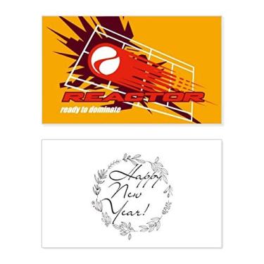 Imagem de Graffiti Street Ready-to-Dominate Reator Ano Novo Festival Cartão de felicitações Mensagem de Abençoamento Presente