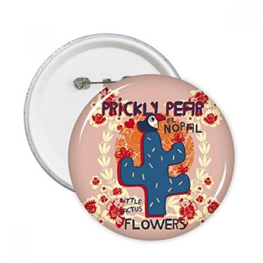 Imagem de Suculentas Cacto Vaso de Plantas Redondas Emblema Emblema Acessório Decoração 5 peças