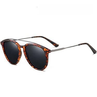 Imagem de Óculos de Sol Masculino Design Redondo OLEY com Proteção Polarizados UV400 (C2)