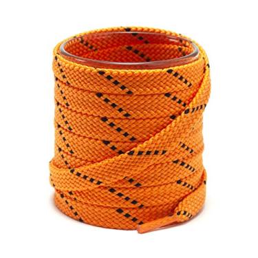 Imagem de Cadarços de sapato Shoemate para tênis e sapatos esportivos com 4 agulhas de sapatos, 20 Gold/Black, 23"(58cm)