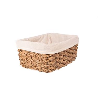 Imagem de CESTO FIBRA NATURAL C/FORRO CHAFF 30x24x14cm