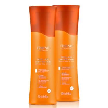Imagem de Kit Antidanos Shampoo 250ml Condicionador 250ml Amend Expertise Solar Defense