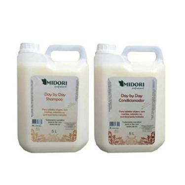 Imagem de Kit Shampoo E Condicionador Day By Day - Midori - 5 Litros