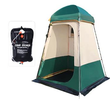 Imagem de Guarda-roupa Camarim Portátil Camping Chuveiro Tenda Espaço Grande para Privacidade Tenda com Mudança de Piso Camarim Fácil de Montar armário