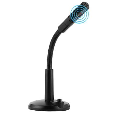 Imagem de Microfone USB, microfone condensador com fio com cancelamento de ruído, ajustável, gravação multiuso, microfone de mesa para redes de bate-papo, canto e jogos