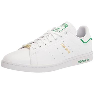 Imagem de adidas Stan Smith Tênis masculino, Branco/verde/roxo, 36