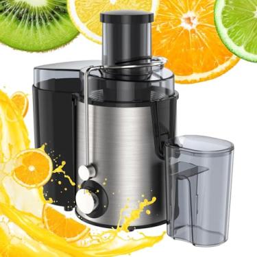 Imagem de Espremedor Mastigação com configuração de 2 velocidades e boca larga de 82MM,Extrator Profissional Vegetais Frutas Inteiras - Separação Automática Suco E Bagaço,Alto Rendimento Suco-90%