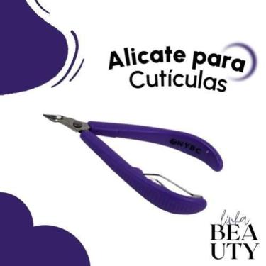 Imagem de Alicate Para Cutículas Cabo Plástico Roxo - 271-RX1 - NYBC