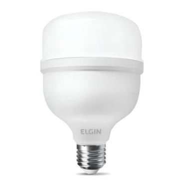 Imagem de Lâmpada Led Super Bulbo Alta Potência E27 Bivolt Branco Frio 40w - Elg
