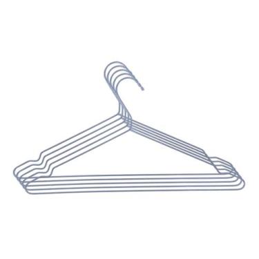 Imagem de Conjunto Com 5 Peças Cabides De Aço Inox Versátil Organizador Elegante