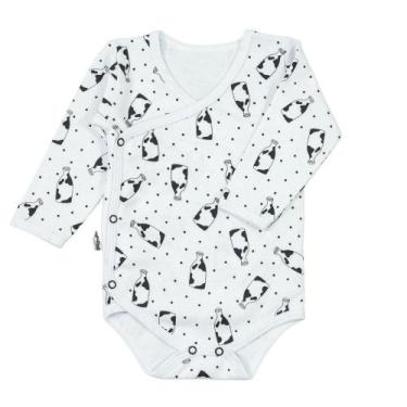 Imagem de Body de bebê kimono minimalista milk branco - Era Uma Vez, 9-12M