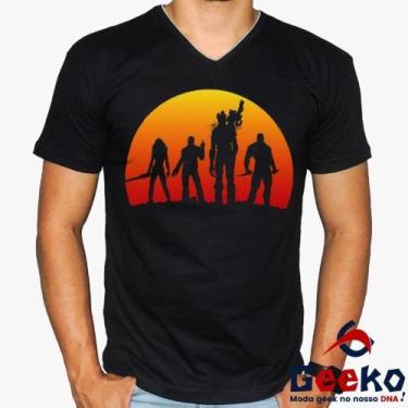 Imagem de Camiseta Guardiões da Galáxia 100% Algodão  Guardians of The Galaxy Ge