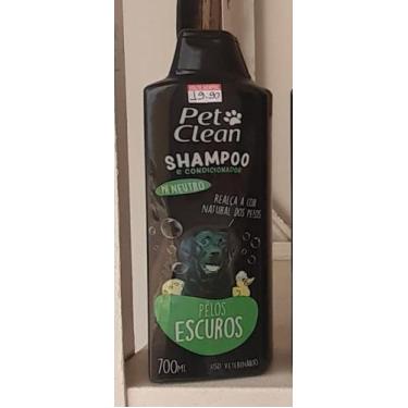 Imagem de Shampoo e Condicionador Pet Clean 2 em 1 Pelos Escuros