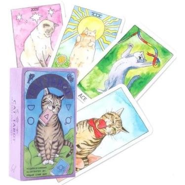 Imagem de Cat Tarot Deck Tarô dos Gatos Baralho de Cartas de Oráculo