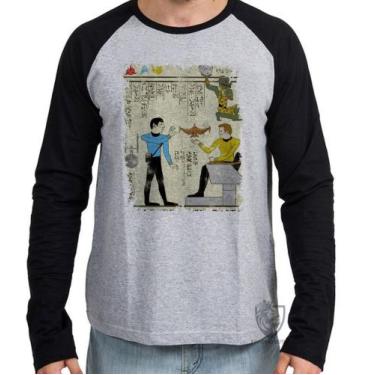 Imagem de Camiseta Manga Longa Hieróglifos Star Trek - Empório Dutra, P  adulto