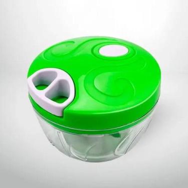 Imagem de Mini processador de alimentos manual com 3 lâminas 123útil