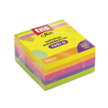 Imagem de Nota Autoadesiva Colors Holic 75mm x 75mm Cubo 400fls Tris