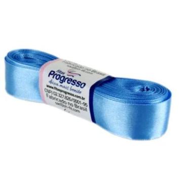 Imagem de Fita de Cetim Progresso 15mm nº3 - 10m Cor 246 Azul Celeste - 01 unida