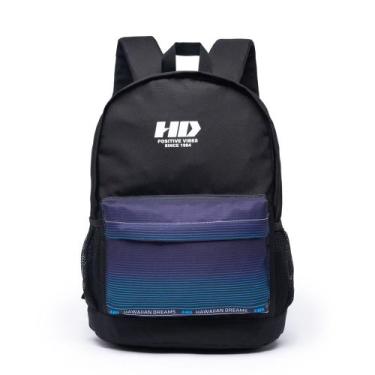Imagem de Mochila HD Moda Masculina Escolar Faculdade Resistente Original, U, PR