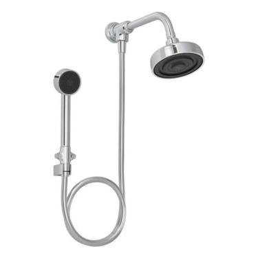 Imagem de Chuveiro Deca Com Ducha E Chuveirinho Cromado Acqua Plus