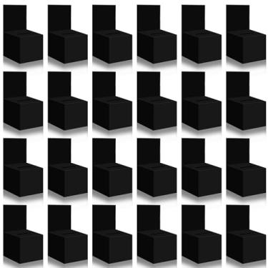 Imagem de zzhxkjhky 24 caixas de sorteio, caixa de papelão com compartimento para bilhete e cabeçalho removível, urna de 15 x 15 x 15 cm, caixa de doação, caixa de caridade para coletar concurso de votação de
