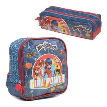 Imagem de Kit Lancheira + Estojo Duplo Miraculos Team Work - Pacific, Team Work
