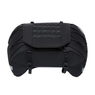 Imagem de JicSuXi Bolsa de motocicleta genérica resistente ao clima resistente a água Oxford Acessórios convenientes saco de banco traseiro para externo