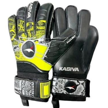Imagem de Luva de goleiro kagiva extreme , Preto, Amarelo, 11