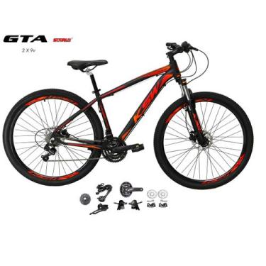 Imagem de Bicicleta Aro 29 Ksw Xlt Kit 2x9 Gta Sunrun Freio Disco K7 Garfo com T