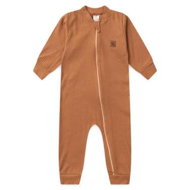 Imagem de Macacão Canelado Longo - Cobre - Ame Kids, G