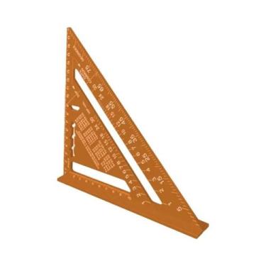Imagem de Régua Triangular Transferidora De Medição De Carpinteiro De Liga De Me