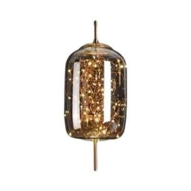 Imagem de Moderna Luminária Pendente De Vidro LED Para Teto Decoração De Quarto 