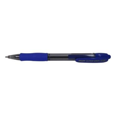 Imagem de Caneta Super Grip Pilot 1.0 mm Esferográfica Ponta Média, Azul